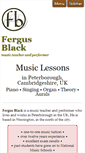 Mobile Screenshot of fergusblack.com
