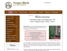 Tablet Screenshot of fergusblack.com